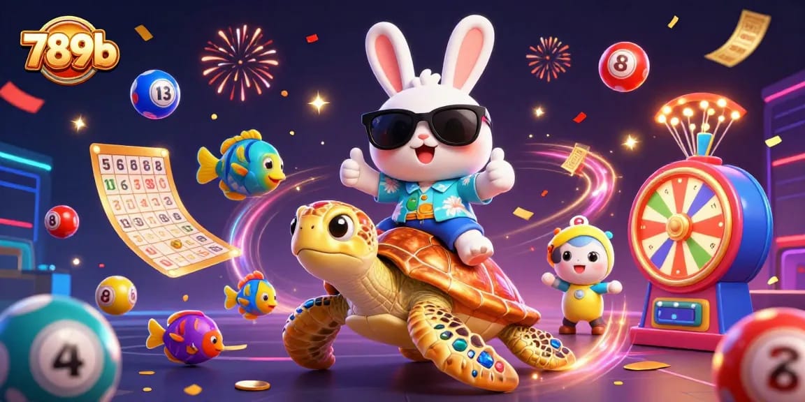 Chơi cùng 789b với chú thỏ may mắn trên lưng rùa vàng giữa không khí tiệc tùng cá cược.