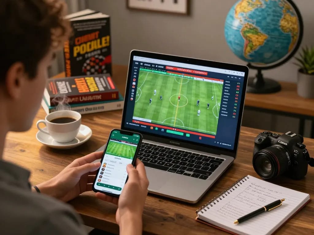 Engaging sports betting moment with live odds display, showcasing strategic insights for tin soi kèo enthusiasts.