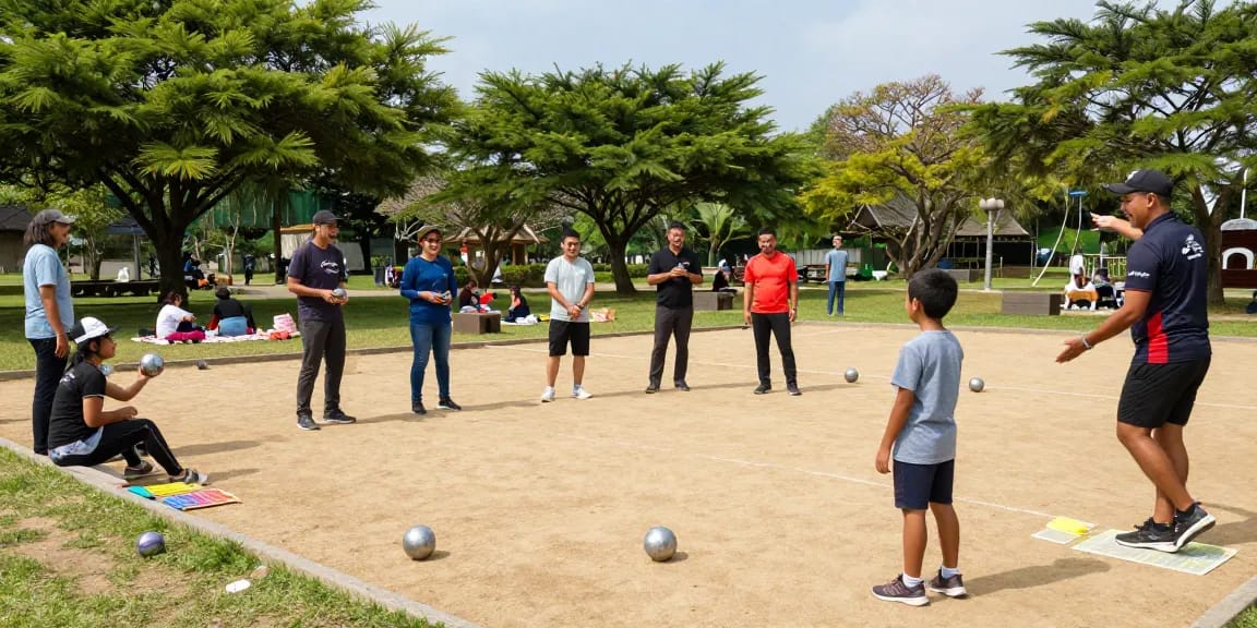 Players engaging in petanque activities at fopikotakendari.org, showcasing community spirit and sportsmanship.