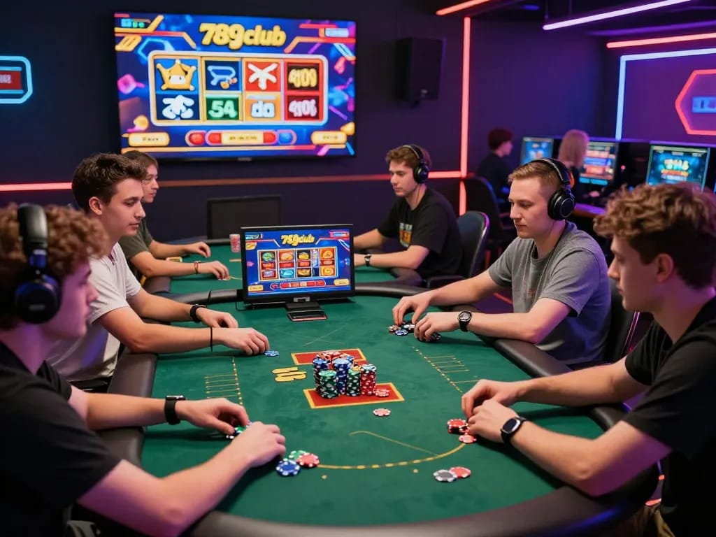 Exciting players enjoying 789club online games in a vibrant, dynamic gaming atmosphere.