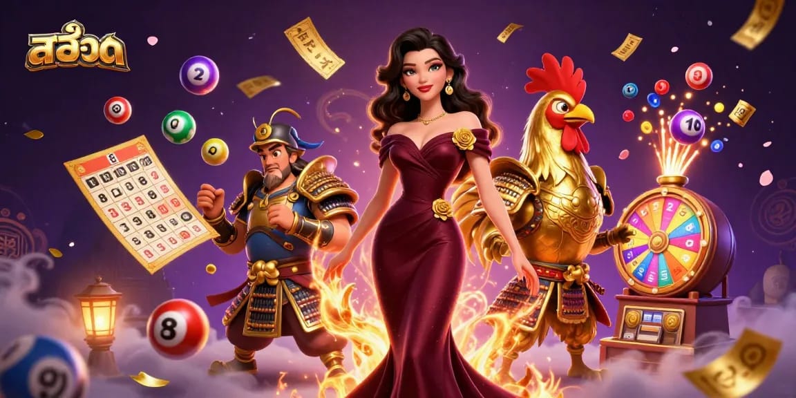 Experience exciting gameplay with สล็อต as vibrant characters celebrate at a dynamic casino scene.