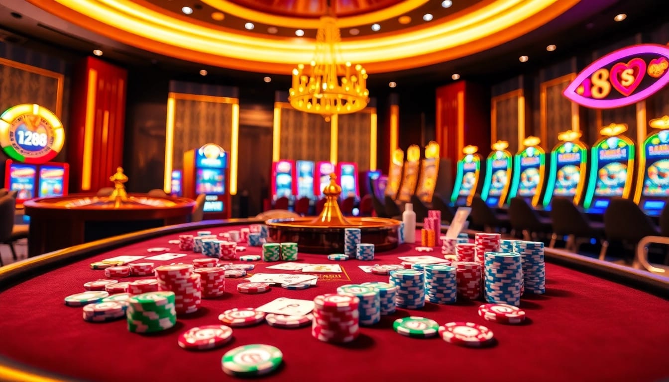 Experience thrilling gameplay at az888 with vibrant casino tables and exciting betting action.