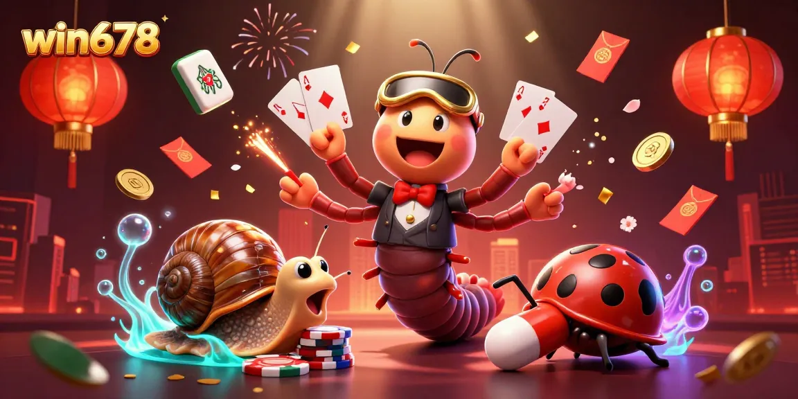 Experience the thrilling action of win678 with vibrant characters and dynamic gaming elements in 3D.