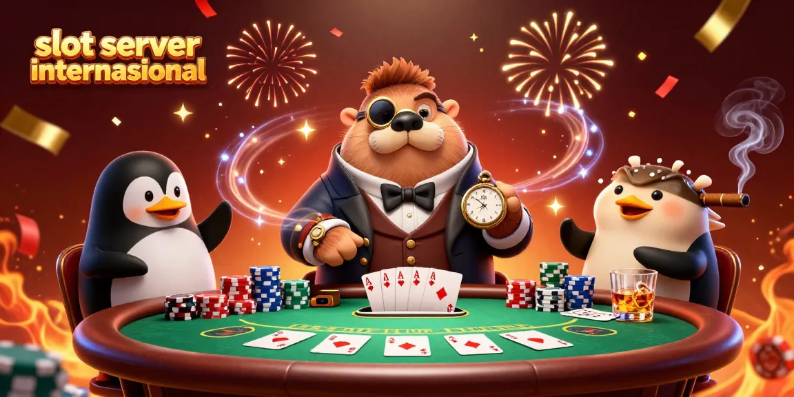 Players engaging at a vibrant underwater casino table demonstrating slot server internasional excitement and strategy.