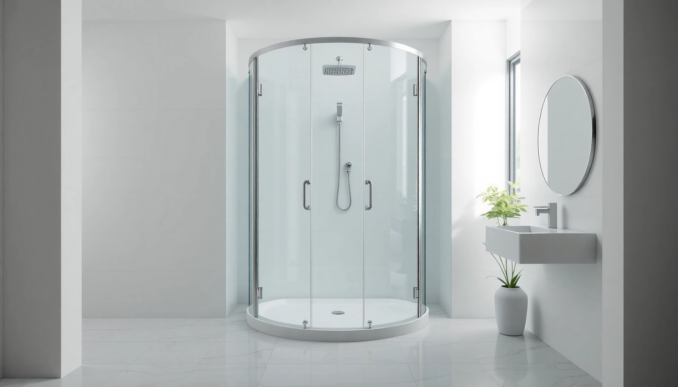 Eine stilvolle sonni Duschkabine 90x90 in einem modernen Badezimmer, die Eleganz und Funktionalität ausstrahlt.