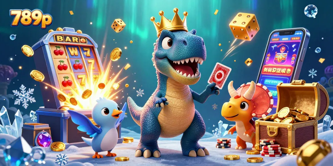 Join the thrilling action at 789p with cartoon characters experiencing vibrant casino excitement!