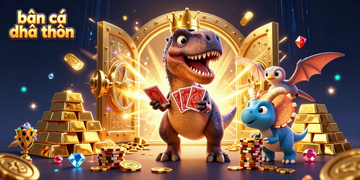 Experience thrilling bắn cá đổi thưởng with vibrant 3D characters and stunning underwater treasures.