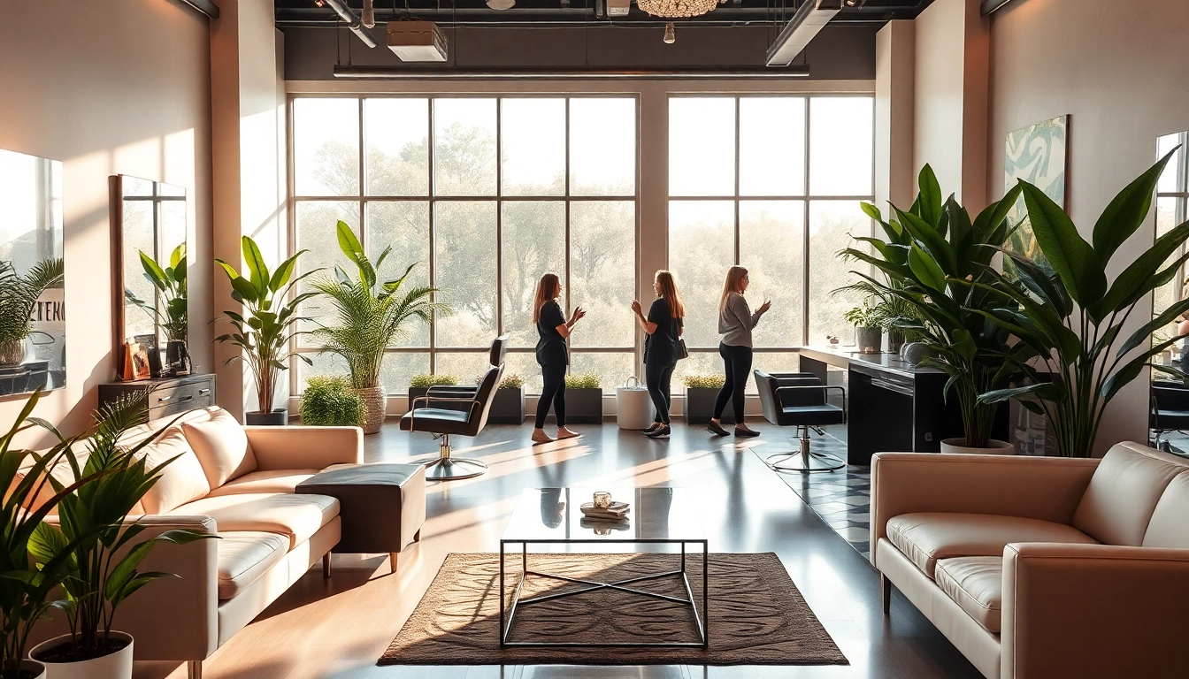 Discover the inviting atmosphere of the best hair salons near me with stylish interiors and professional stylists.