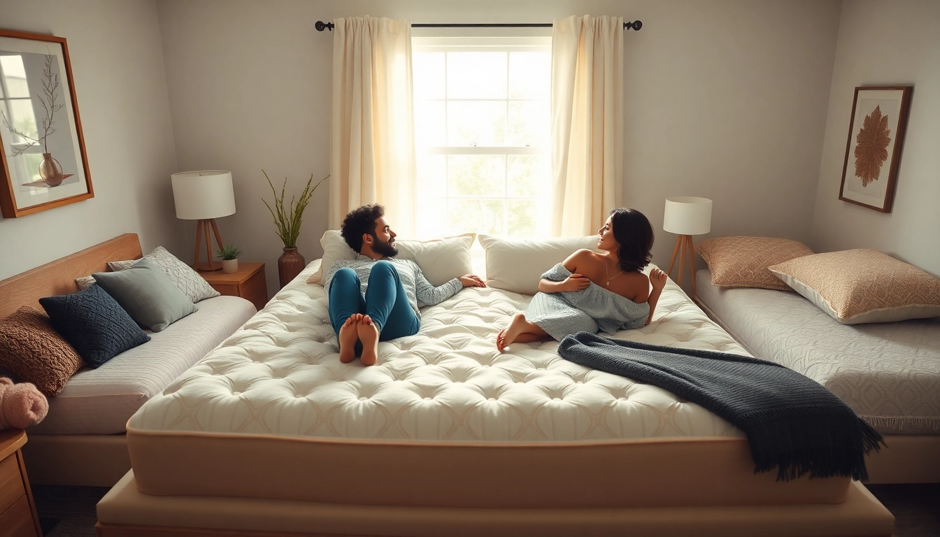 Learn how to choose a mattress with diverse individuals testing options in a cozy setting.