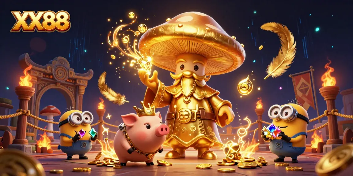 Experience the magic of XX88 casino with golden treasures, wizardry, and dynamic gameplay elements.