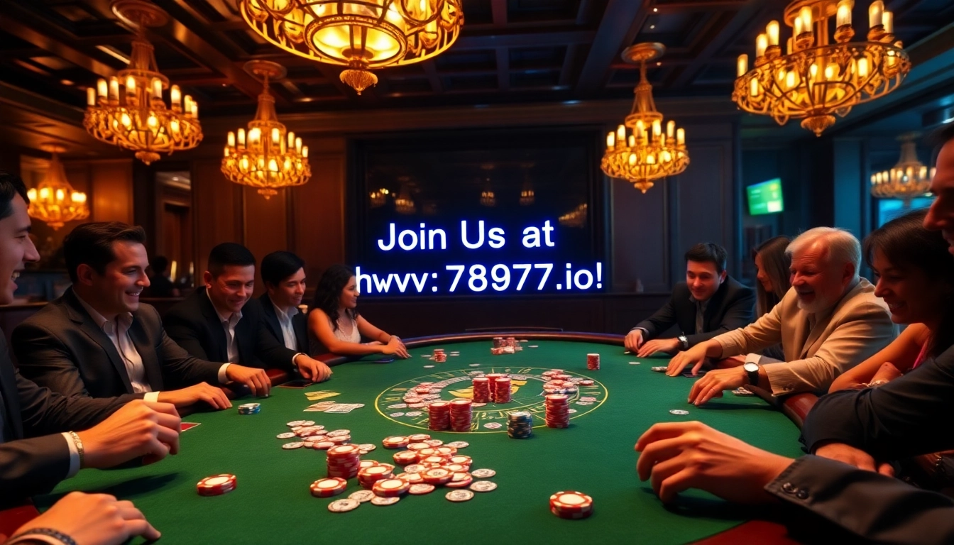 Betting excitement at https://789p7.io/ with colorful poker chips and cards on a lavish table.