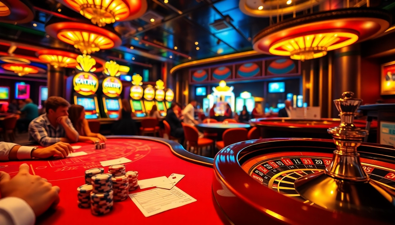 Players enjoying thrilling games at https://8day-vn.jpn.com/ casino tables, immersed in the excitement of gambling.