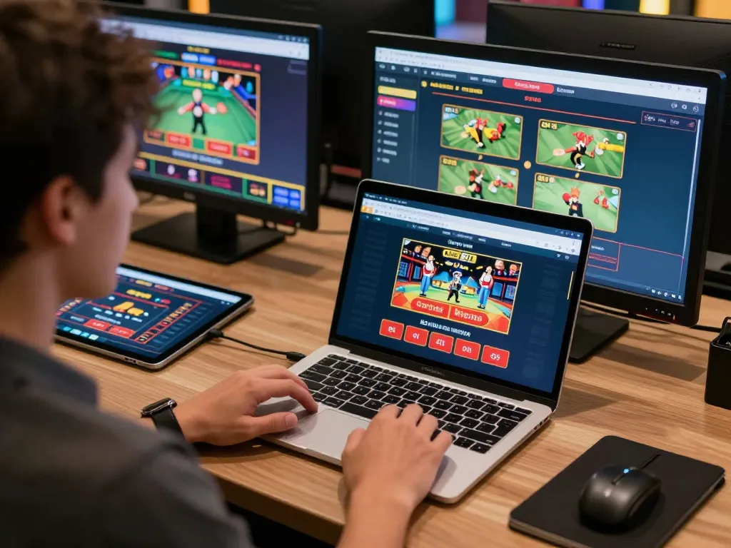 Player enjoying the open88 app while placing bets, showcasing vibrant gaming interface, and responsible gambling strategy.