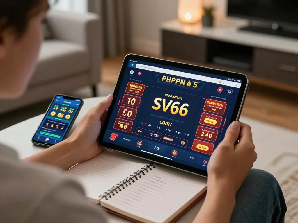 Engaging mobile gameplay on SV66 app showcasing strategic betting and casino interface.