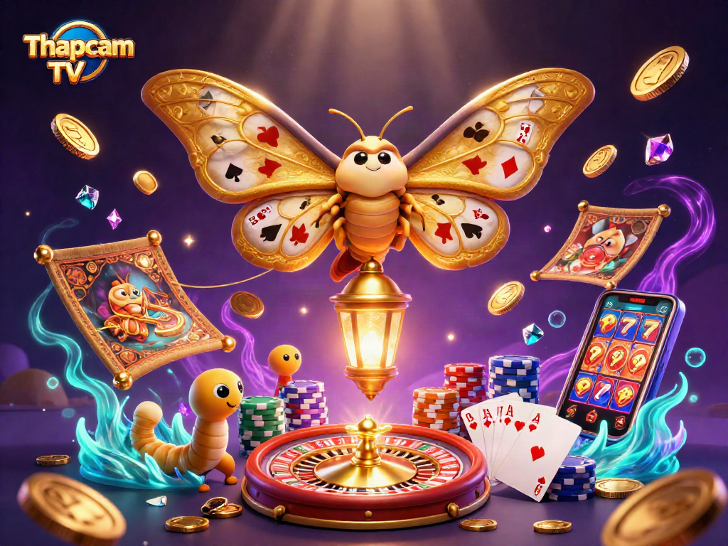Experience thrilling gameplay with Thapcam TV, featuring dynamic casino scenes and engaging characters.