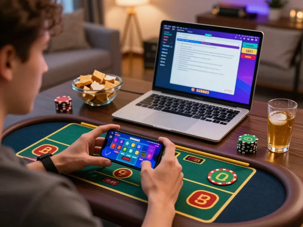 Engaging in live dealer gaming at home with sc8885 for effective bankroll management.