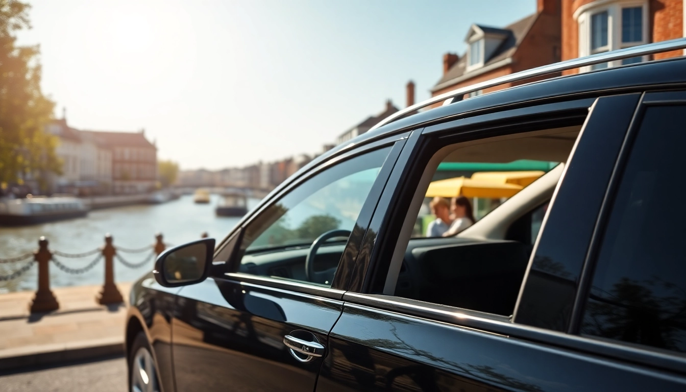 Experience Thames Ditton's vibrant taxi service with a welcoming black cab ready for riders.