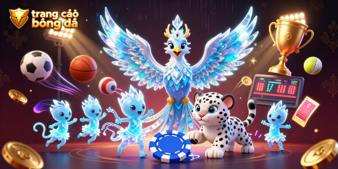 Experience dynamic sports betting at trang cá độ bóng đá with a vibrant 3D cartoon scene.