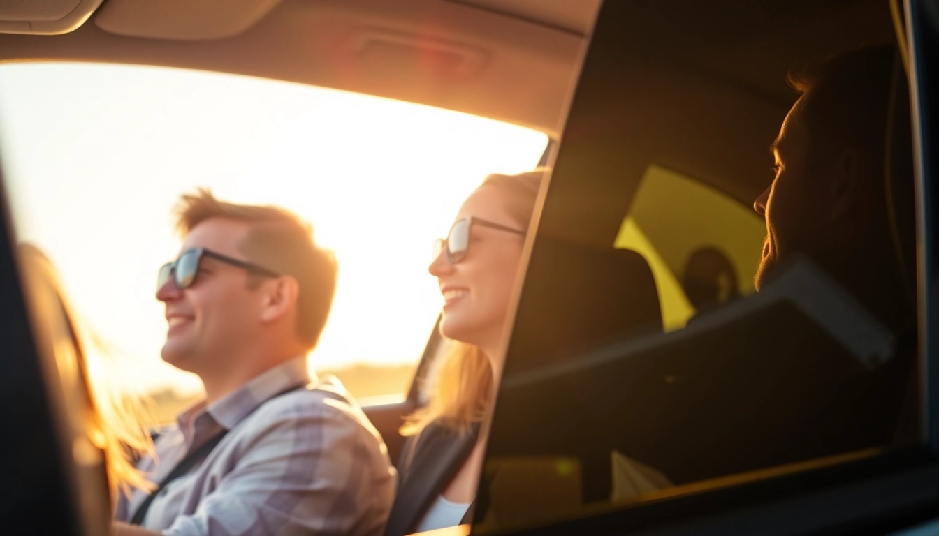 Transform car aesthetics with a window tint gift card in a vibrant, sunny setting.