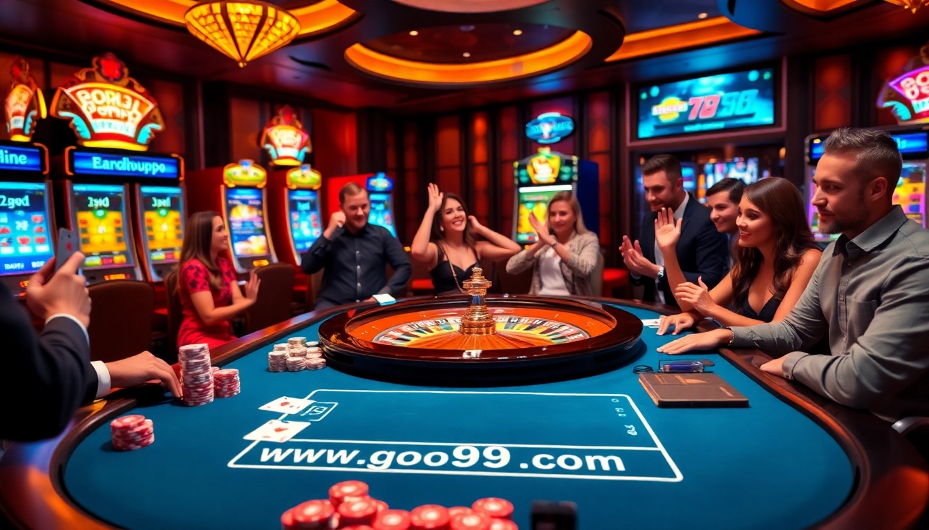 Experience high-stakes gaming action at https://go99t.uk.com/ with thrilling casino tables and vibrant chip stacks.