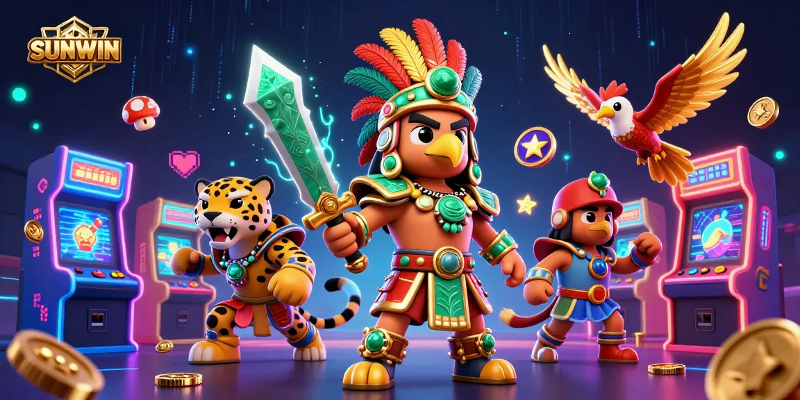 Engage in thrilling gameplay at SUNWIN with dynamic casino elements and vibrant characters.