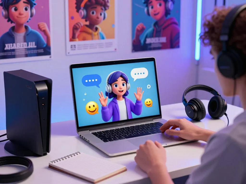 Engaging chat interface featuring spicy AI character interaction in a vibrant, modern workspace.