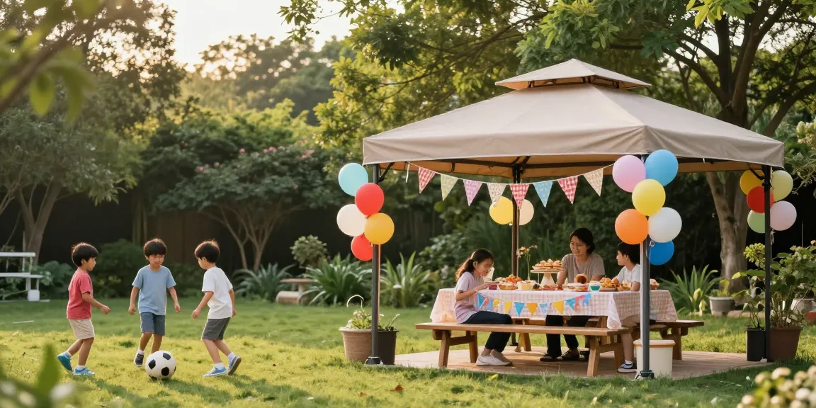 Gazebo hire London perfect for garden events and celebrations.