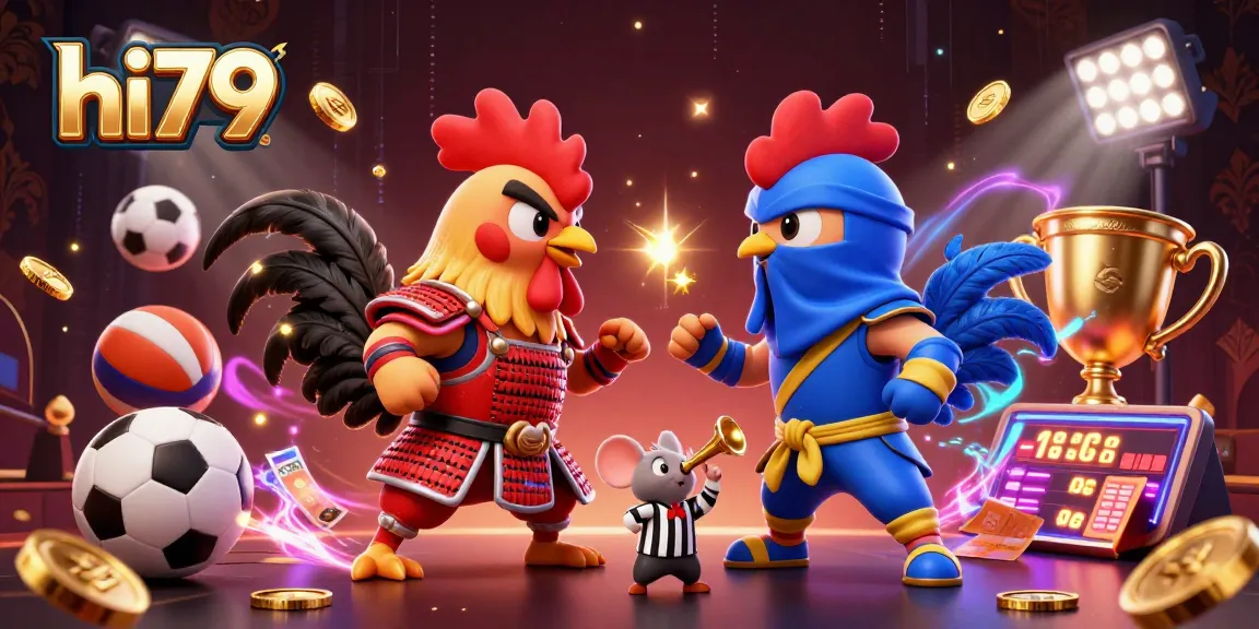 Betting on excitement with hi79 featuring epic roosters in a dramatic showdown.