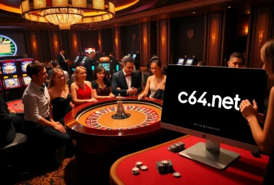 Experience the excitement of betting at c54.gb.net with luxurious casino visuals and vibrant game elements.