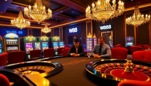 Engage in thrilling gambling at WW88 with dynamic casino scenes and exciting gameplay.