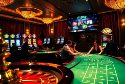 Experience the thrill of f168 vip gaming with luxurious casino tables and excitement in every corner.
