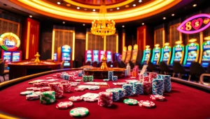 Experience thrilling gameplay at az888 with vibrant casino tables and exciting betting action.