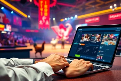 Experience live betting on dagawin.live with dynamic chicken fights and user-friendly interface.