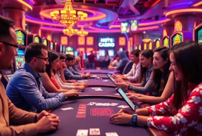 Exciting online gaming at 566 casino with diverse players enjoying thrilling games.