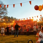 Celebrate Johnny Cash's legacy at a lively outdoor party inspired by johnnycashbirthday.com.
