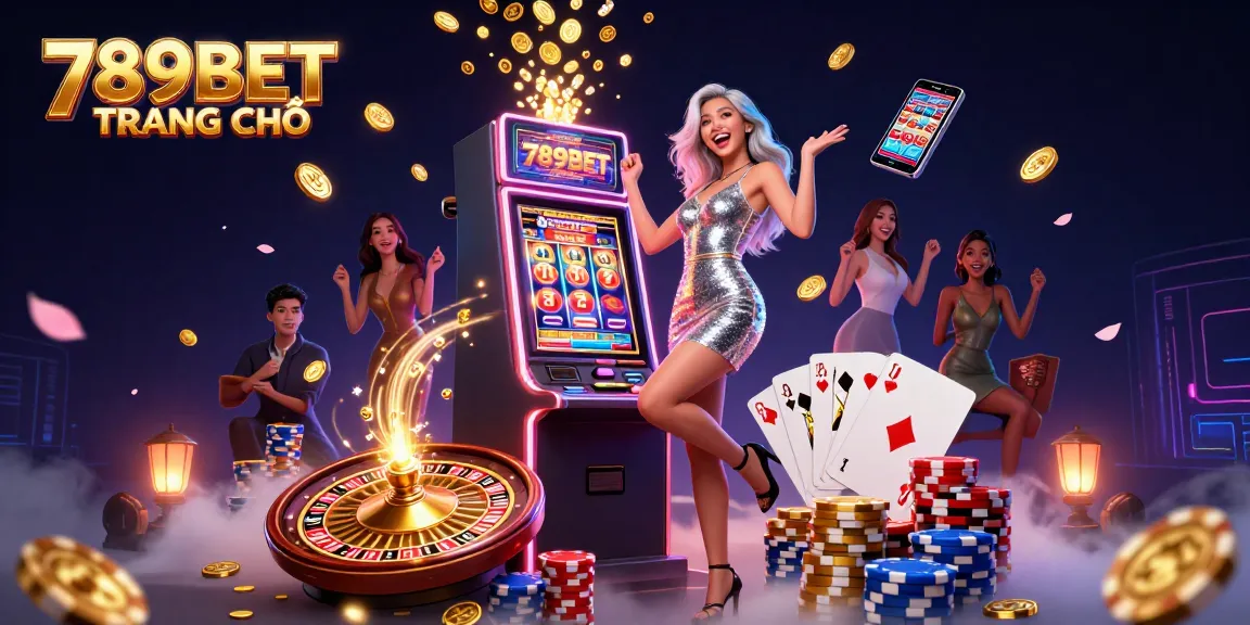 Experience excitement at 789BET TRANG CHỦ with a stunning jackpot celebration in a vibrant casino.