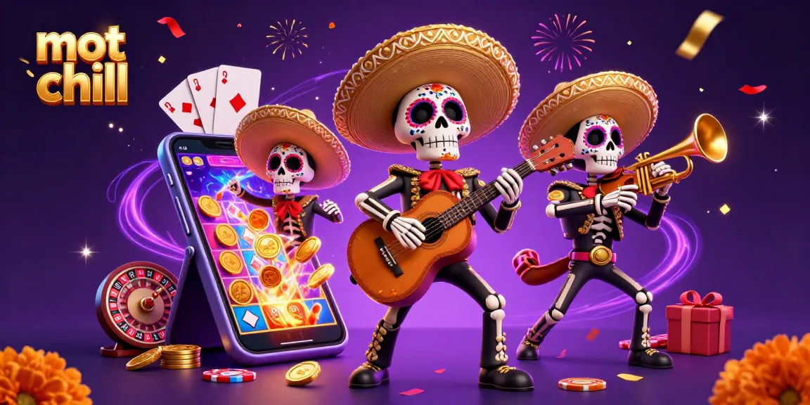 Experience thrilling gameplay with mot chill's vibrant carnival of casino elements and dynamic characters.