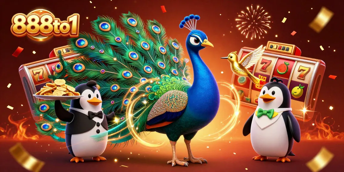 Experience thrilling action at 888to1 with colorful slot reels and jackpot symbols while our characters engage.